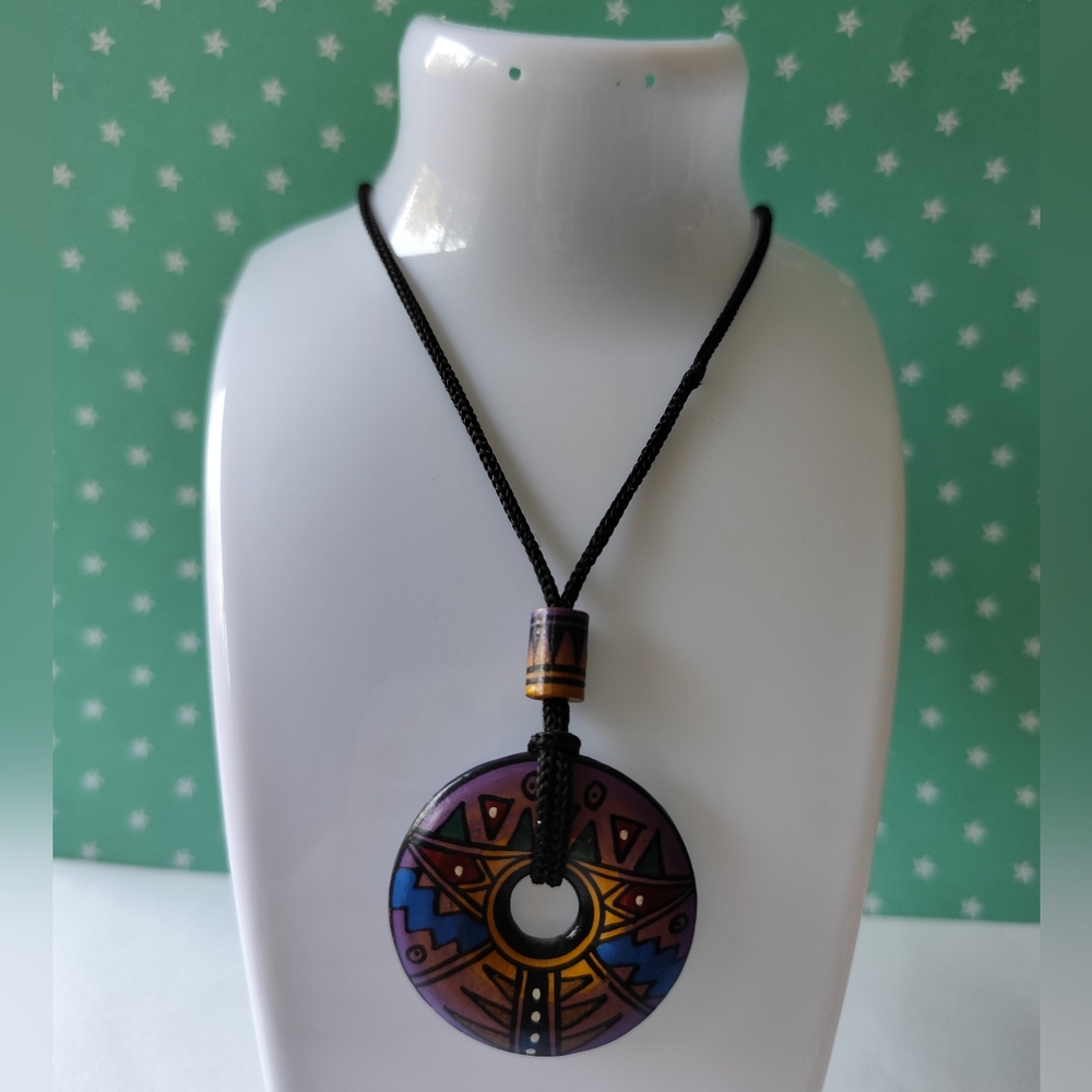 Artisan Handmade Ceramic Pendant Necklace